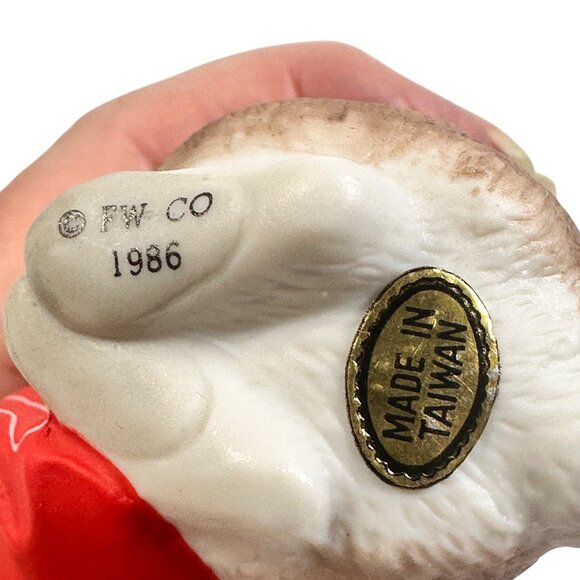 Beatrix Potter Peter Rabbit Ornament 1986 Hand-Painted Porcelain By Schmid - Picture 2 of 7